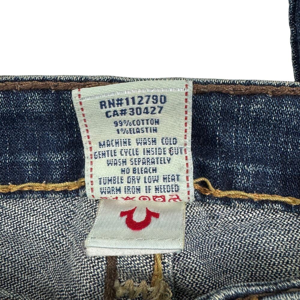 True Religion VTG Y2K Low-Rise Embroidered Stitch Detail Jeans Women's Size 27 - Picture 9 of 9
